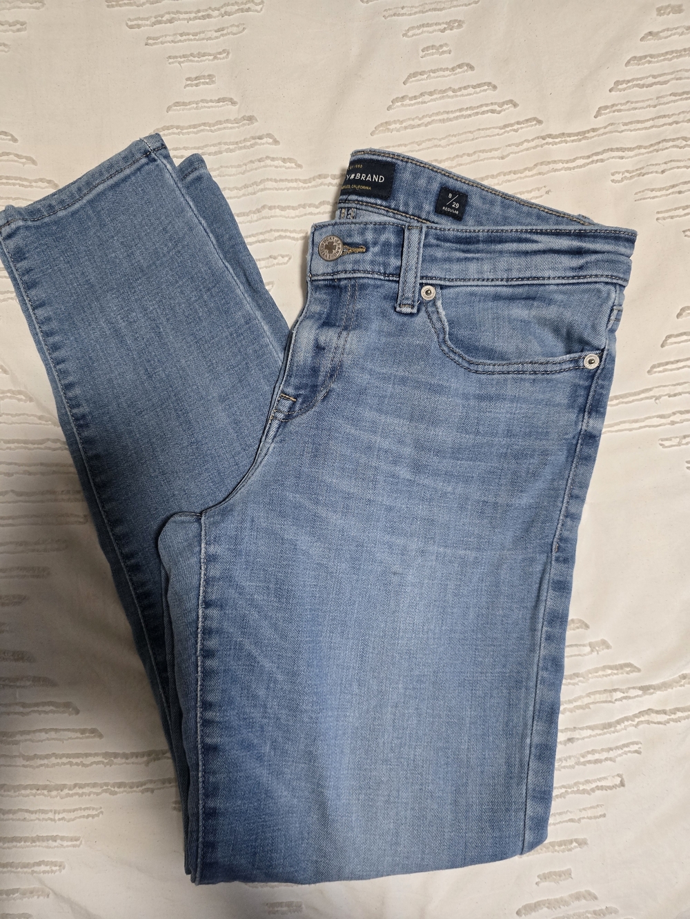 Lucky Brand Light Wash Skinny Jeans Women's Size 8/29 Stretch Denim